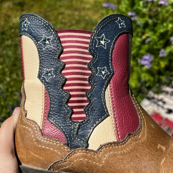 Justin Boots CHELLIE PATRIOT women's size 8.5 B American Sweetie Vote - Picture 3 of 9